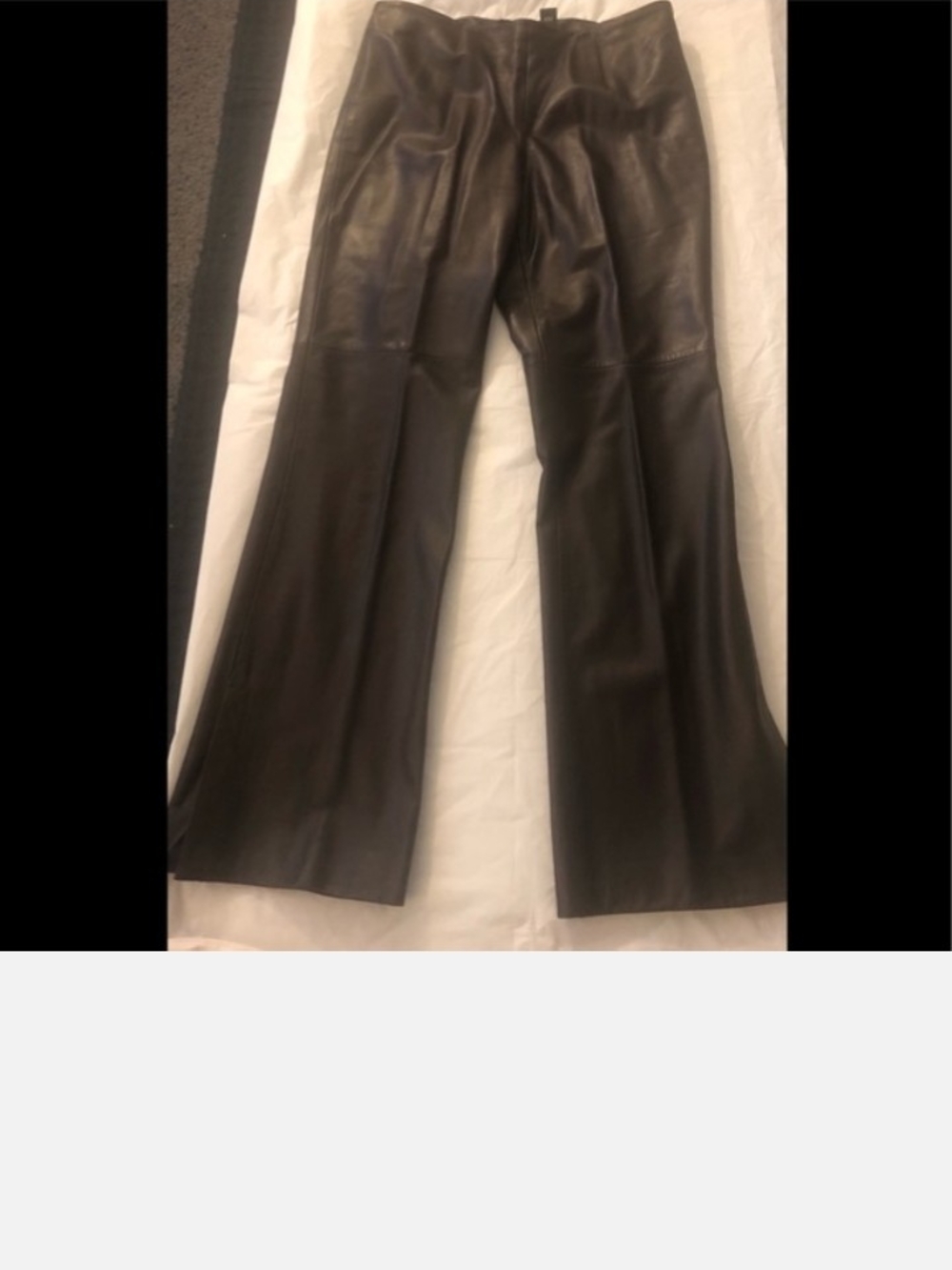 St John 10/12 Burgundy Cream Brown Boucle Knit Jacket Brown Leather Pants Suit - Picture 7 of 14